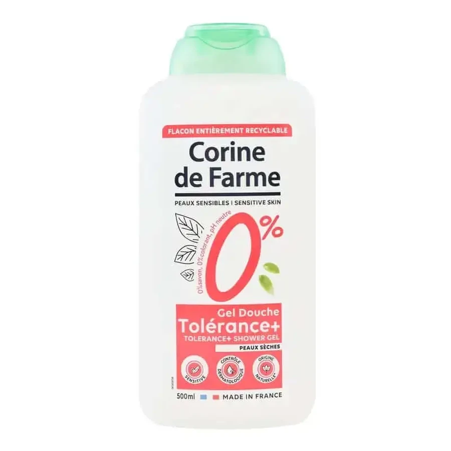 Гель для душу Corine De Farme Pure 0% для сухої шкіри, 500 мл: ціни та характеристики