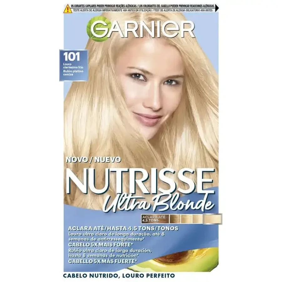 Garnier Nutrisse Осветляющий платиновый блондин пепельный № 101 , 160 мл: цены и характеристики