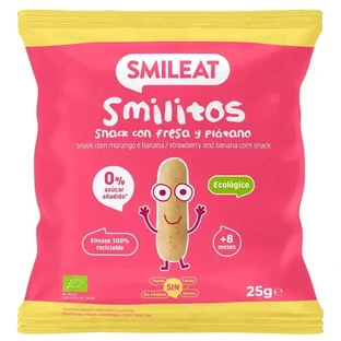 Smileat Smilitos Клубника и Банан Эко, 25 грамм