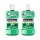 Listerine Duplo Mouthwash Tooth &amp; Gum Protection Mild Mint Mouthwash Alcohol Free, 2 x 500 Ml