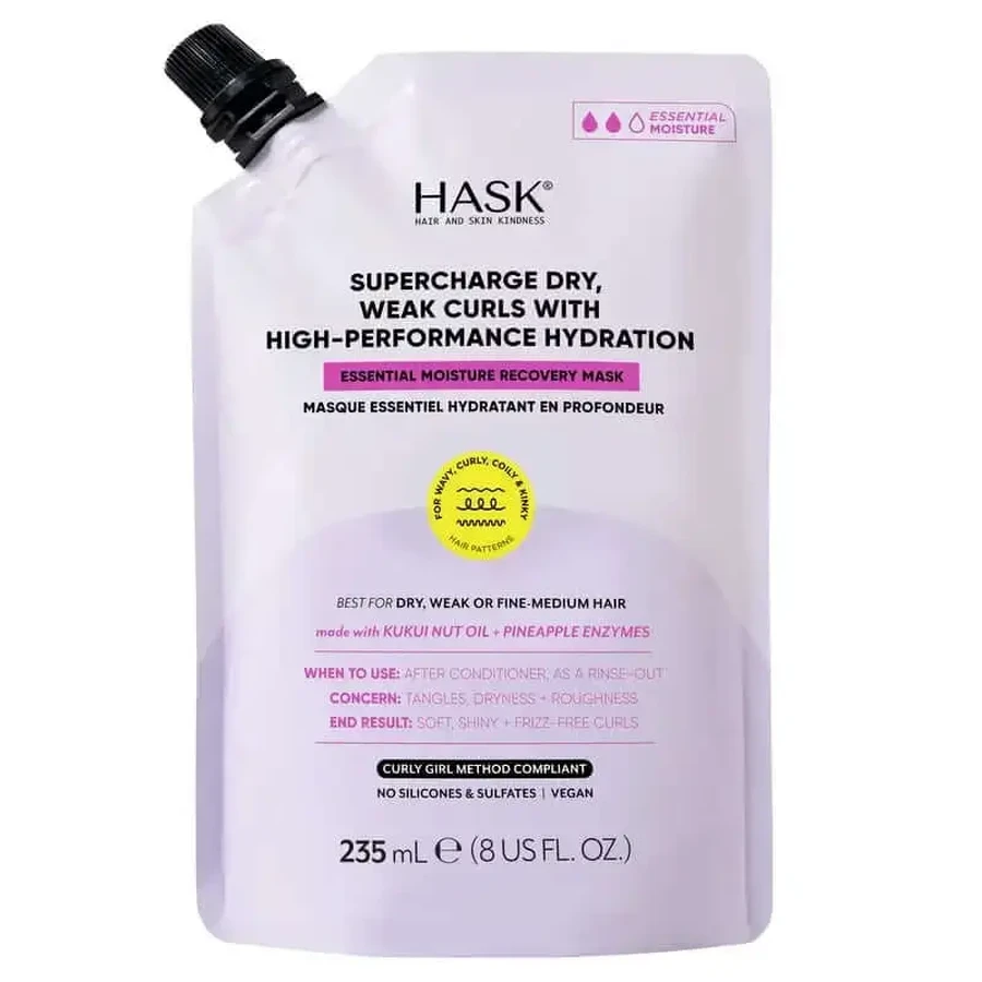 Легка зволожуюча маска для волосся Hask Texture, 235 мл: ціни та характеристики
