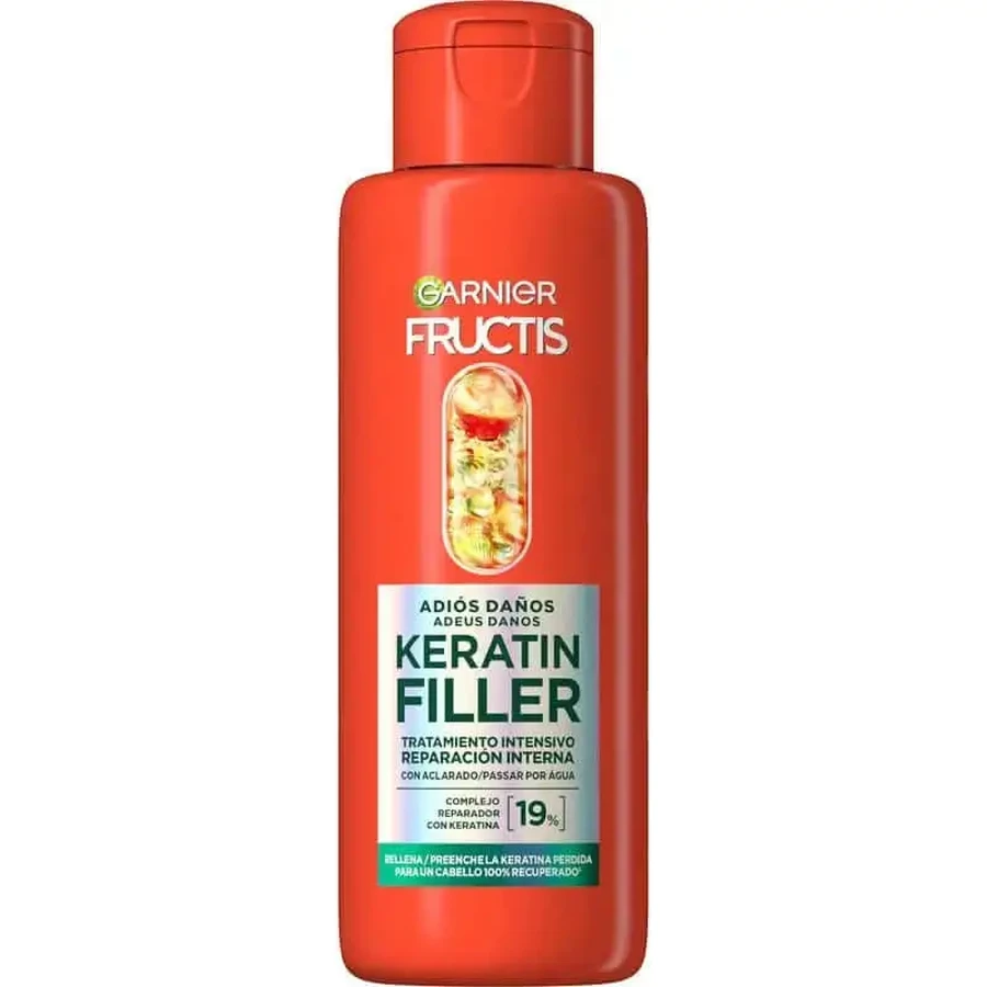Garnier Fructis Кератиновий філлер Інтенсивний догляд Прощавай, пошкодження з олією марули для пошкодженого волосся 200 мл: ціни та характеристики