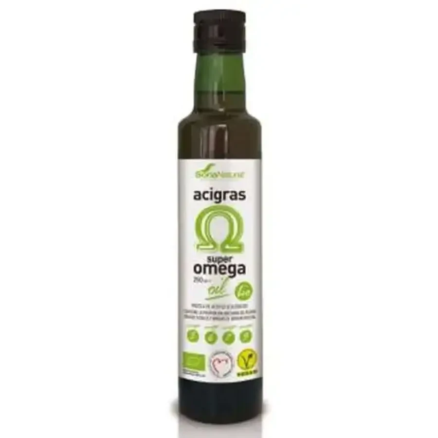 Soria Natural Acigras Super Omega 3-6-7-9 Олія 250 мл біо веганська: ціни та характеристики