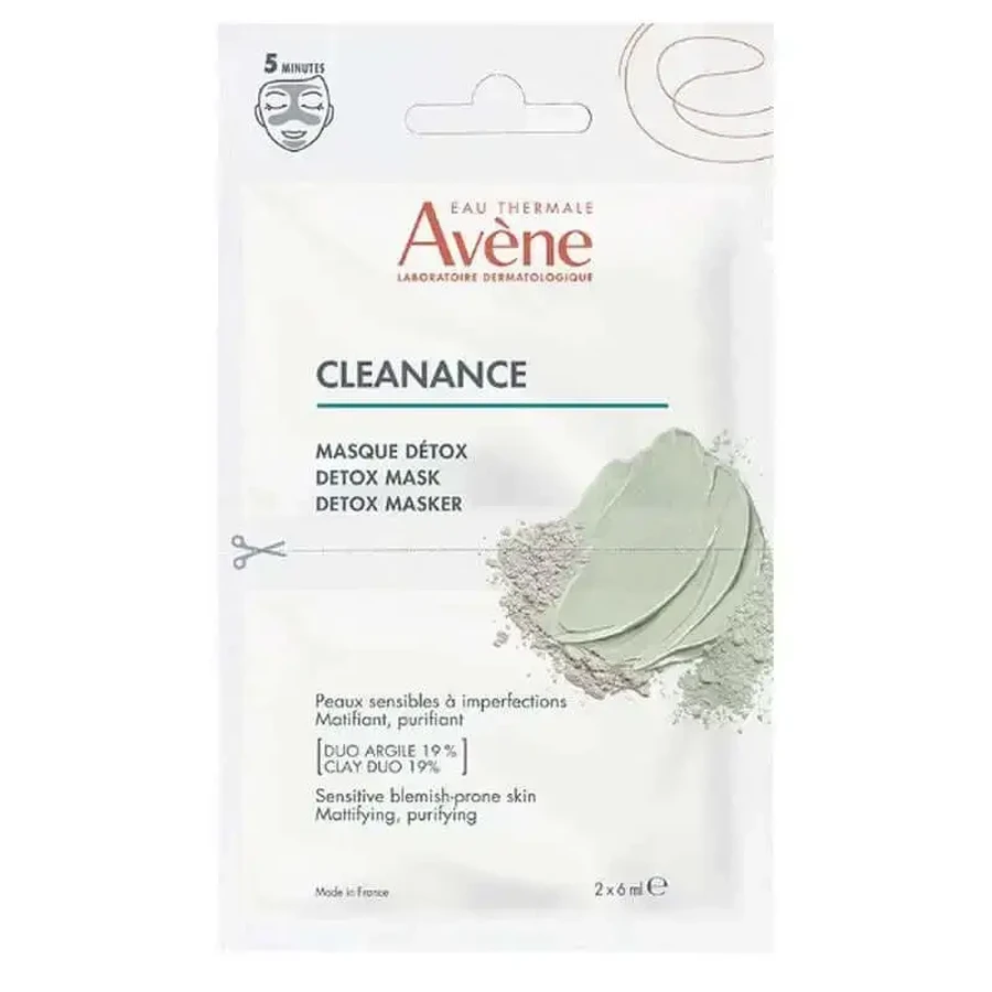 Детокс-маска Avène Cleanance 2х6 мл: ціни та характеристики