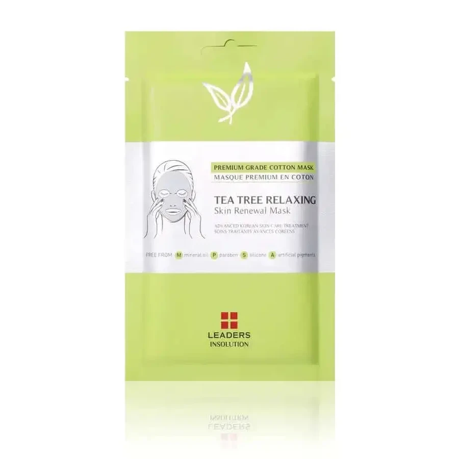 Розслаблююча маска для відновлення шкіри з чайним деревом, 25 мл Leaders Tea Tree Relaxing Skin Renewal Mask: ціни та характеристики