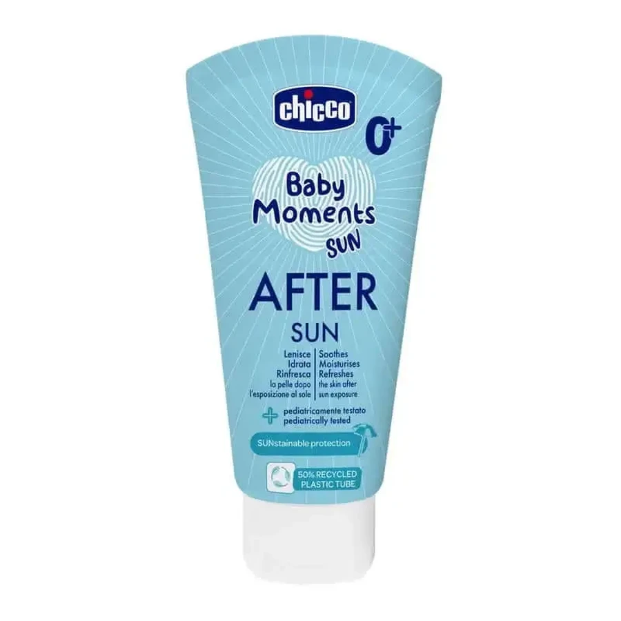 Молочко для тіла після засмаги Chicco Baby Moments 150 мл: ціни та характеристики
