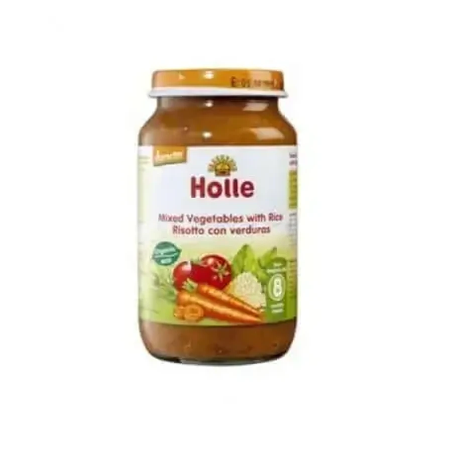 Holle Овочеве асорті з рисом, банка, 220г: ціни та характеристики