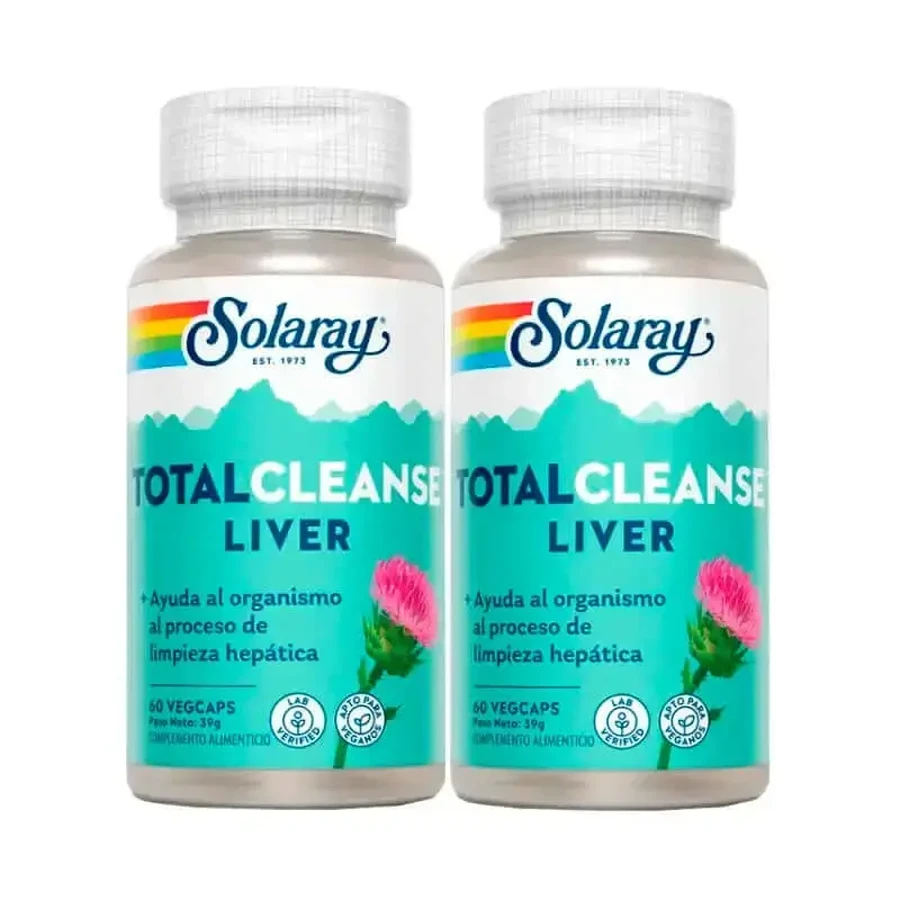 Solaray Total Cleanse Liver Pack 2 x 60 капсул: ціни та характеристики