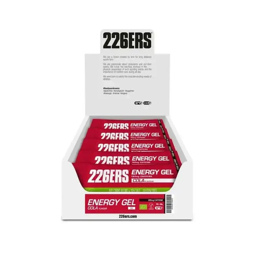 226Ers Energy Gel 40Gr Cola Energy Gel - 160Mg кофеїну, 30x40g: ціни та характеристики
