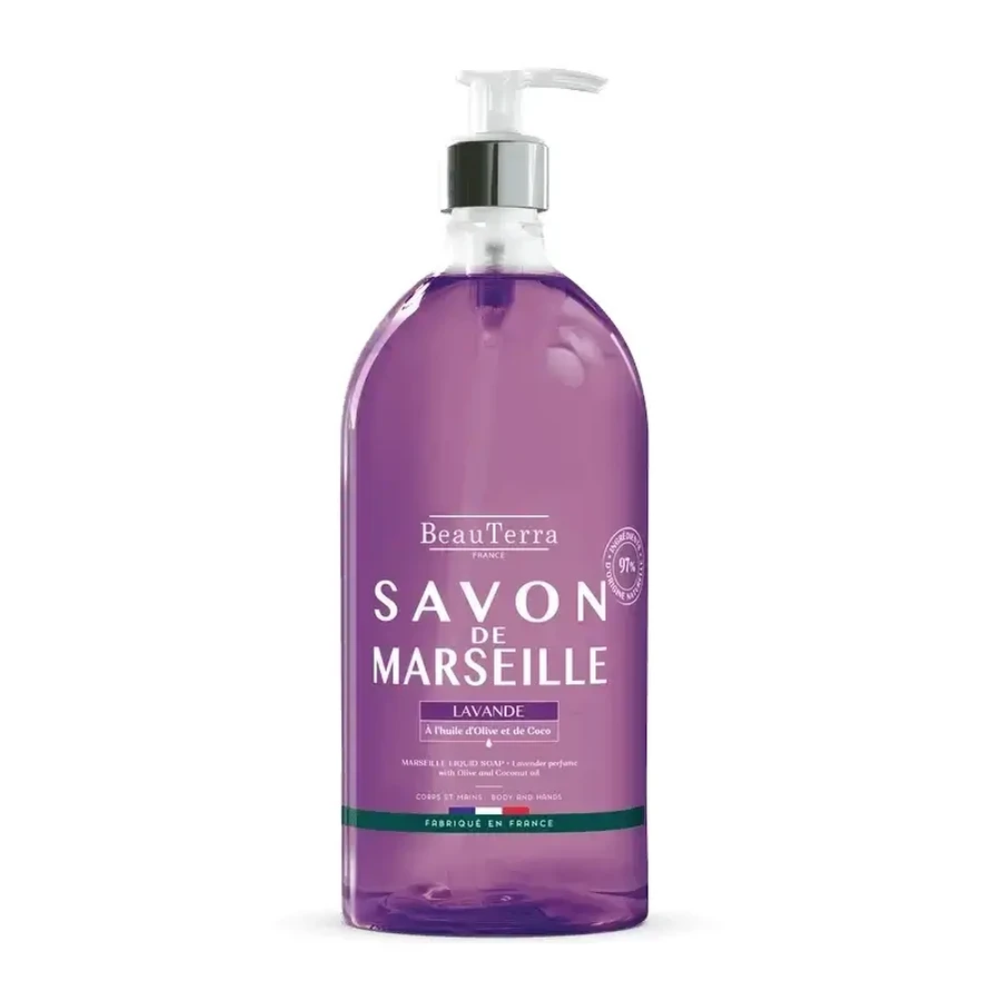 Beauterra Marseille Soaps Мило Марсельське мило Лаванда, 1000 мл: ціни та характеристики