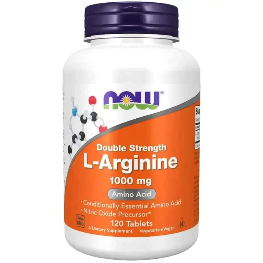 Now L-Arginine, 120 таблеток по 1000 мг: цены и характеристики