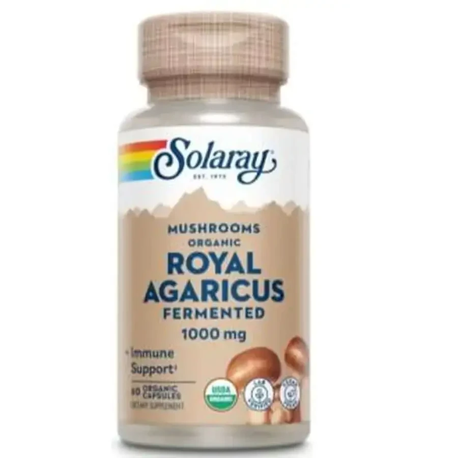 Сонячний гриб Solaray Royal Agaricus 500 мг. 60 капсулveg: ціни та характеристики