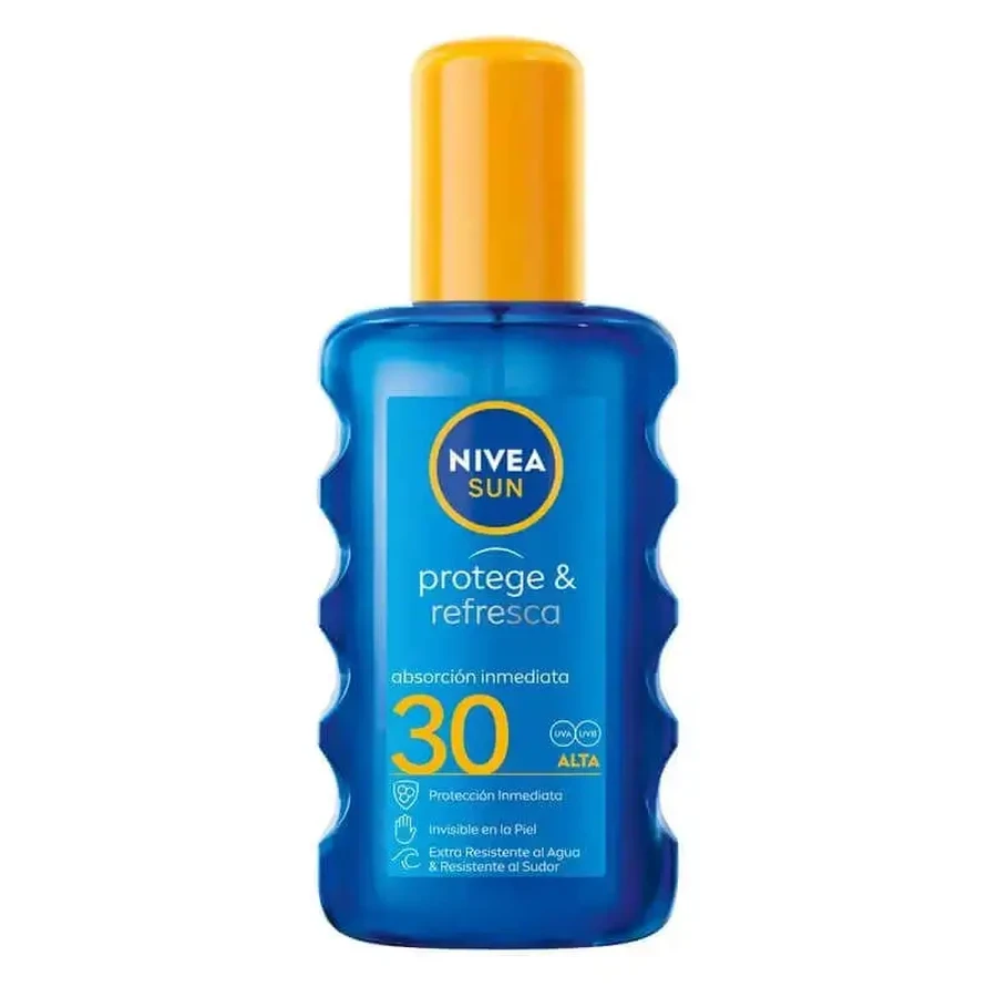 NIVEA Sun SPF30 Protect & Refresh Invisible Sun Spray, 200 мл: цены и характеристики