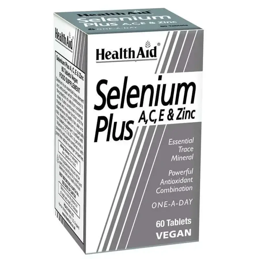 Health Aid Selenium Plus A C E Zinc , 60 таблеток: цены и характеристики