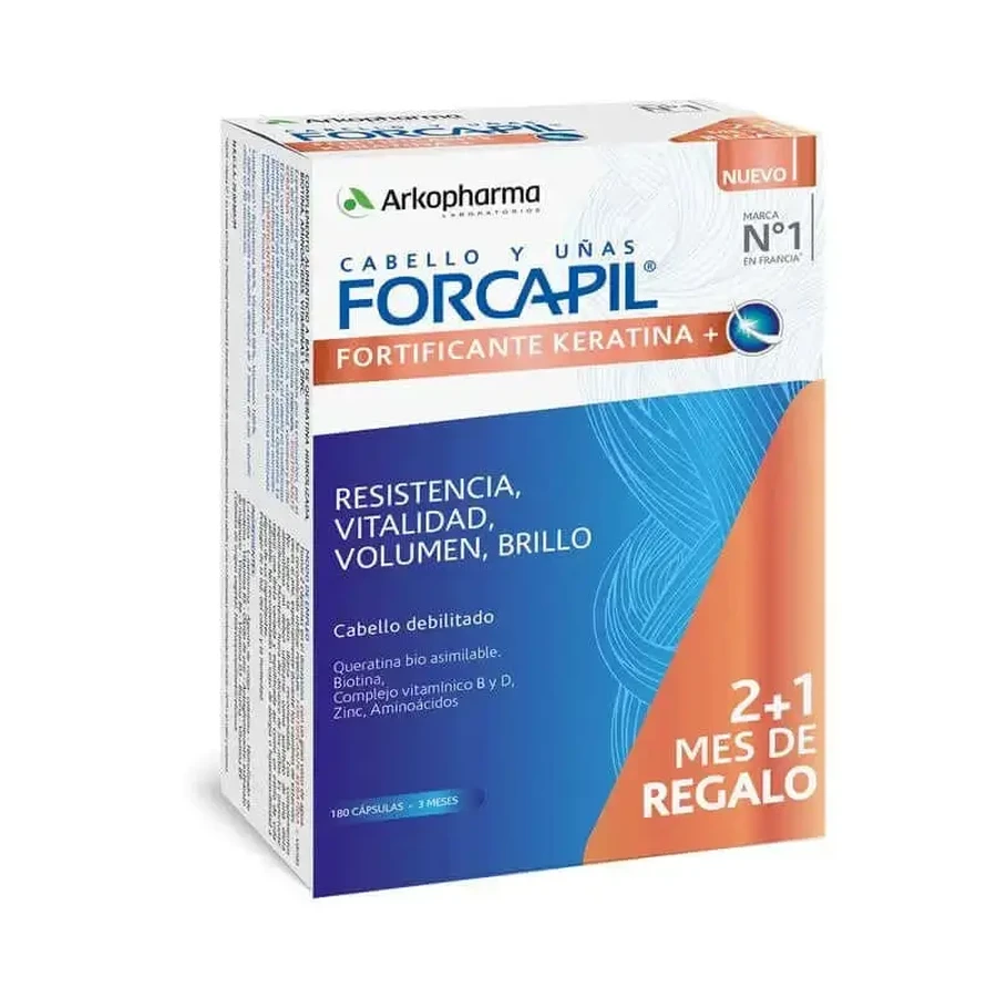 Arkopharma Forcapil Fortifying with Keratin 180 Capsules Arkopharma Pack 2+1: цены и характеристики