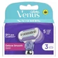 Gillette Venus Deluxe Smooth Swirl Women's Refill, 3 упаковки рефиллов