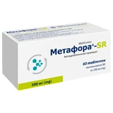 Метафора-SR 500 мг, таблетки пролонгованої дії, №60