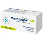 Метафора-SR 500 мг, таблетки пролонгованої дії, №60: ціни та характеристики