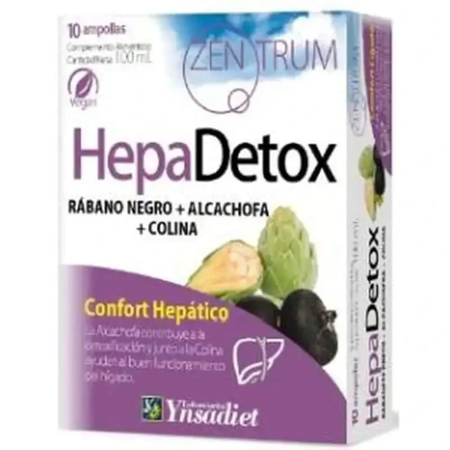 Ynsadiet Hepa Detox, 10 ампул: ціни та характеристики