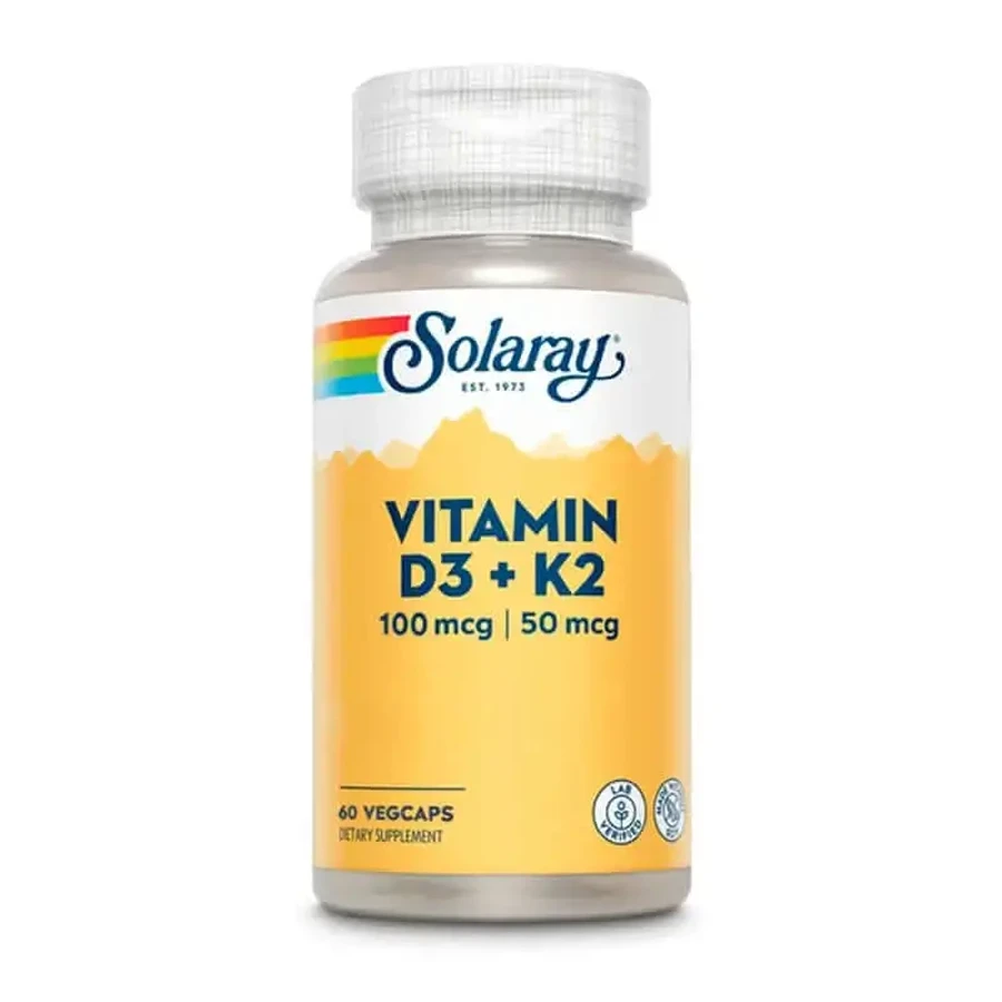 Solaray Big D3 & K2 (Mk7) 120 капсул: цены и характеристики