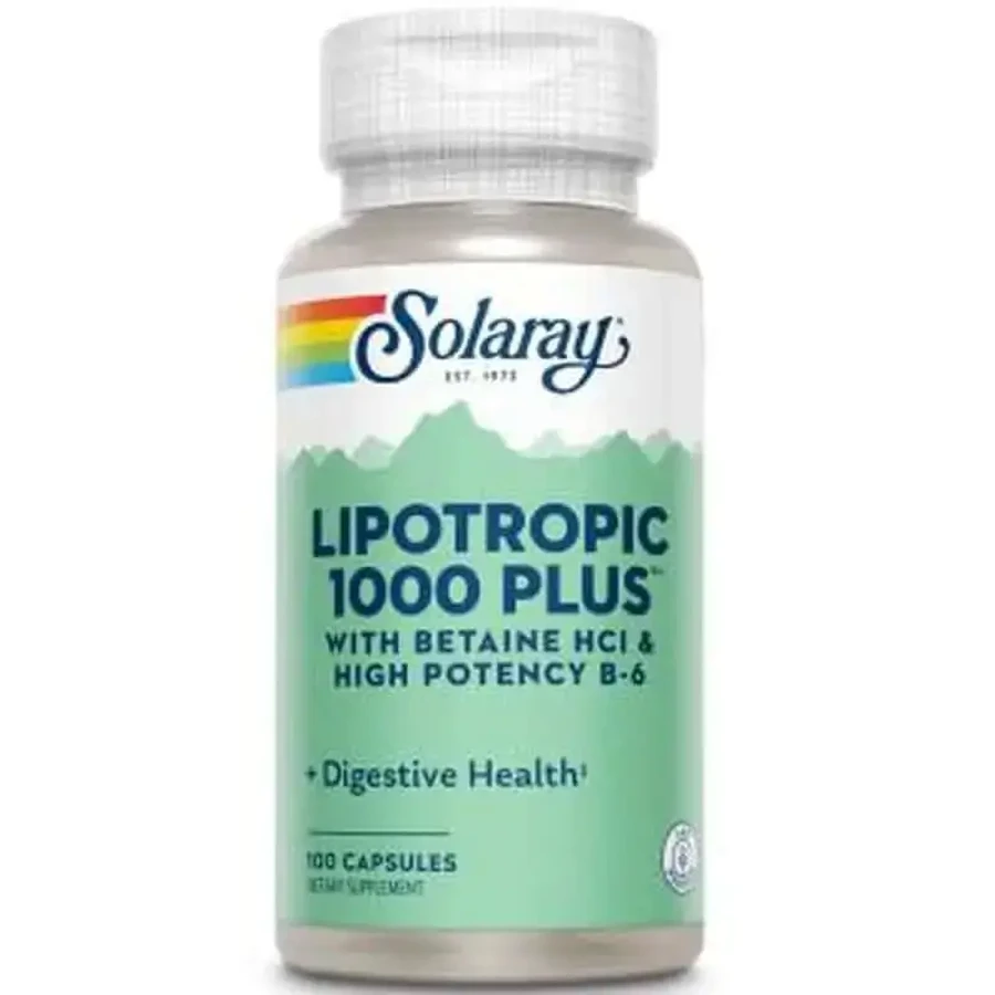 Solaray Lipotropic 1000 Plus 100 капсул: ціни та характеристики