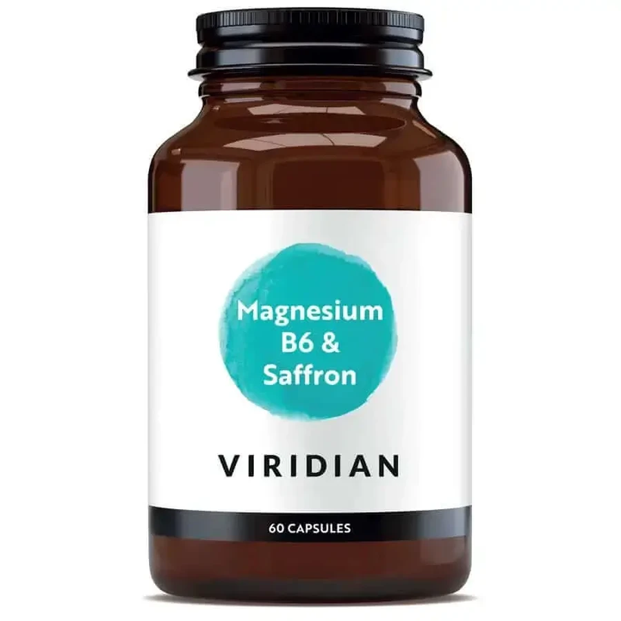 Viridian Magnesium+B6+Saffron 60Cap.Veg: цены и характеристики