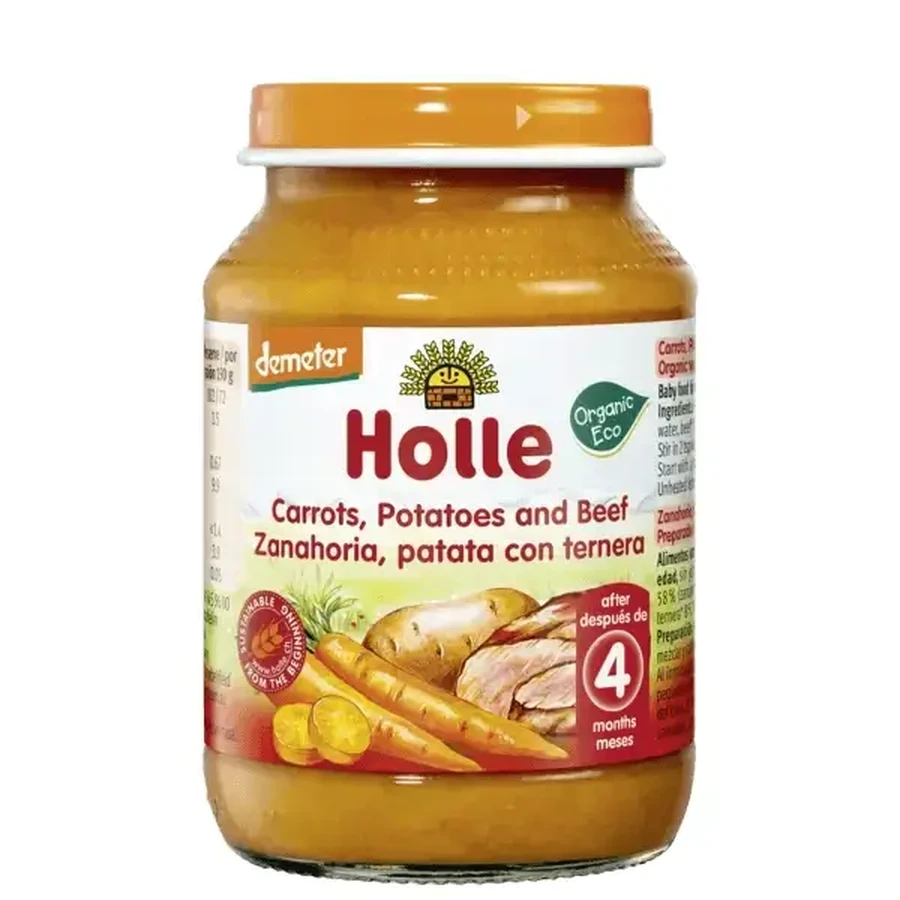 Органічний морквяно-картопляно-яловичий пиріг Holle Organic, 190 грамів: ціни та характеристики