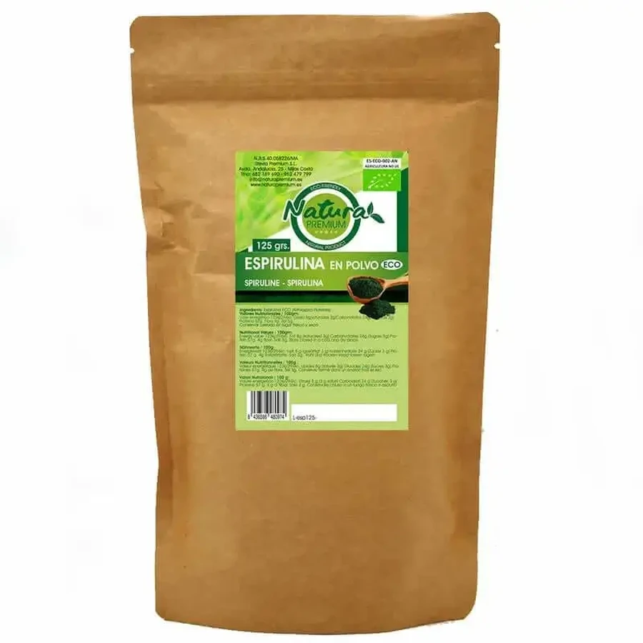 Natura Premium Spirulina Powder Bio , 125 г: цены и характеристики