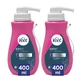 Veet Pack Депиляционный крем для нормальной и сухой кожи с дозатором, 2 X 400 мл