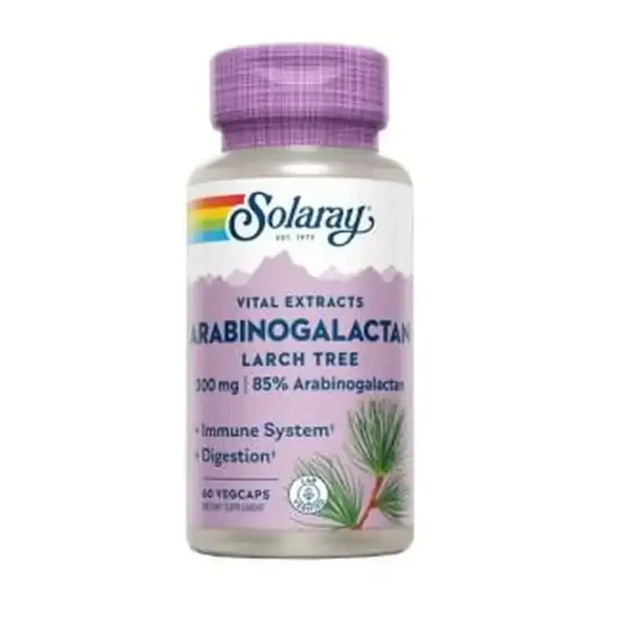 Solaray Арабіногалактан (Ag Immunoenhacer) 60 капсул: ціни та характеристики