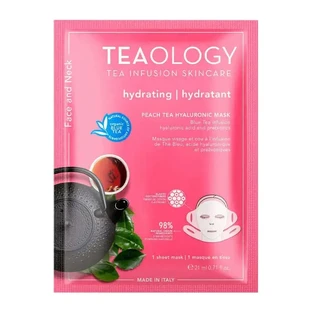 Гіалуронова маска Teaology Персиковий чай, 21 мл