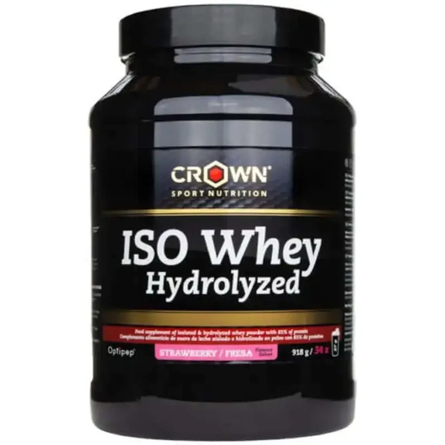 Crown Sport Nutrition Iso Whey Hydrolyzed Strawberry, 918 г (34 порції): ціни та характеристики