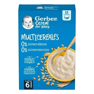 GERBER Мультизлаки 0%0% 270г