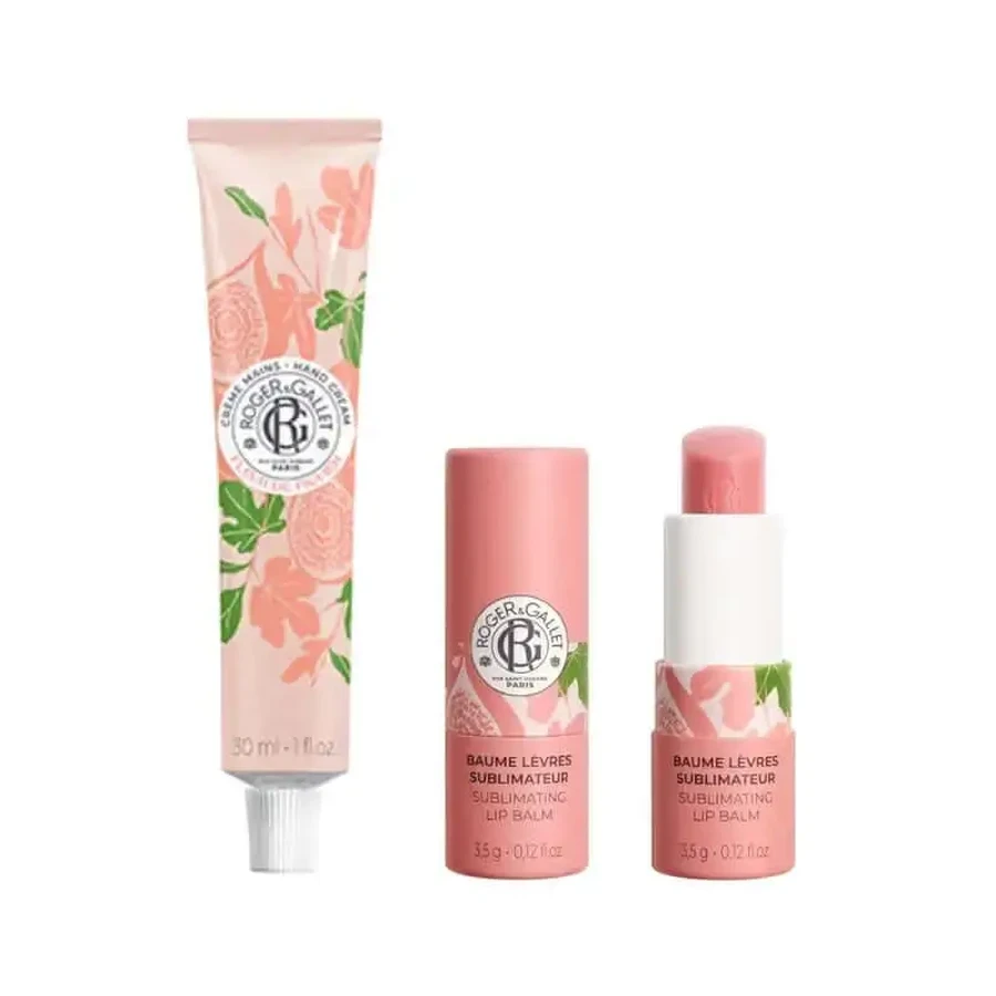 Набір Roger & Gallet Fleur De Figuier Крем для рук та бальзам для губ: ціни та характеристики