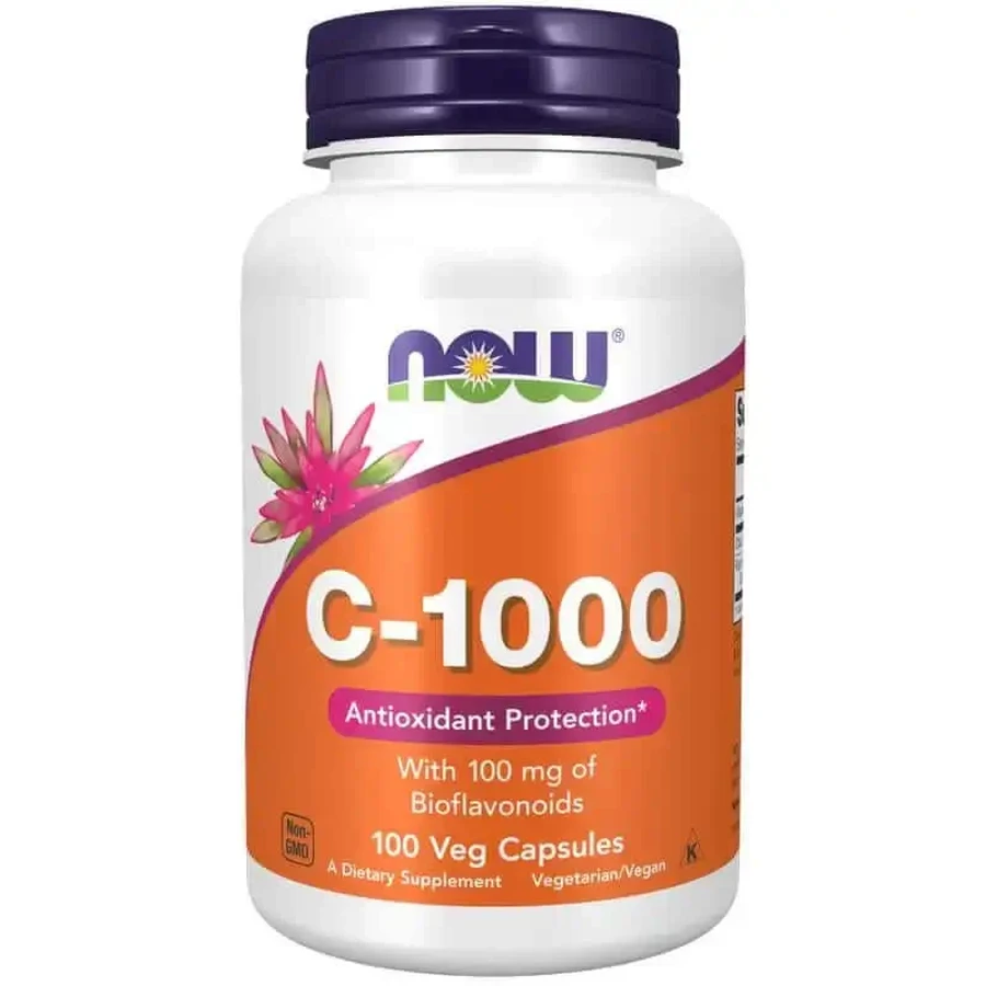 Now C-1000 C/Biofl, 100 капсул по 1000 мг: цены и характеристики