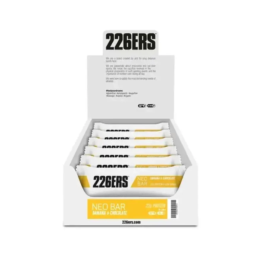 226Ers Neo Bar Protein - Протеиновый батончик Neo Bar Protein - Банан и шоколад, 24x50 г.: цены и характеристики