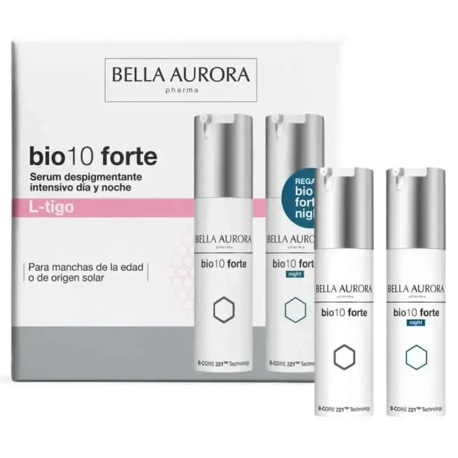 Bella Aurora Bella Aurora Bio10 Forte Ритуал проти плям Bio10 Forte L-Tigo + Bio10 Forte Night, 60 мл: ціни та характеристики