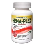 Hema-Plex залізо зі смаком ягідного асорті NaturesPlus, 60 жувальних таблеток