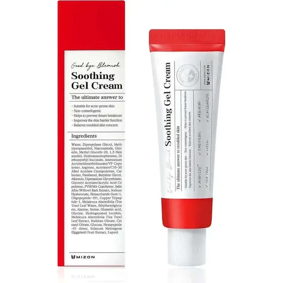 Mizon Good Bye Blemish Soothing Cream Gel, 55 мл: цены и характеристики