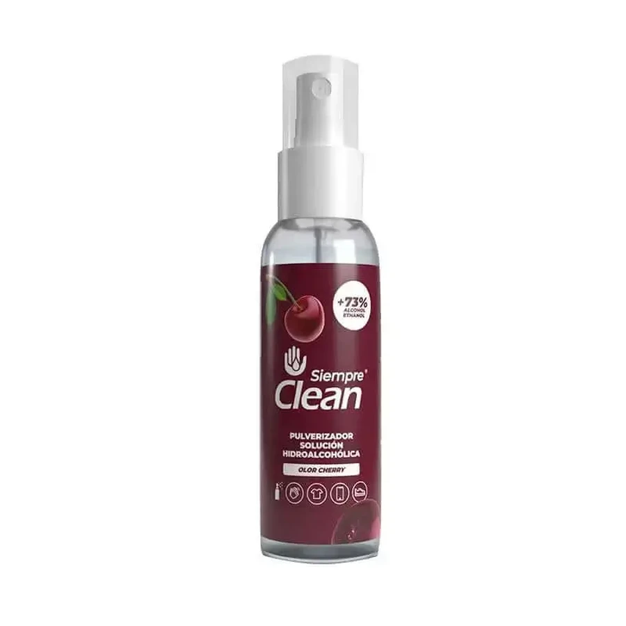 Siempreclean Вишневый гидроспиртовой раствор-спрей 100 мл: цены и характеристики