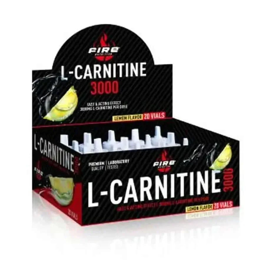 Fire Nutrition L-Carnitine Lemon 3000Mg 20Vials: цены и характеристики