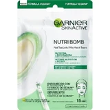 Garnier Skin Active Nutri Bomb Молочна відновлювальна маска з органічним мигдальним молоком та гіалуроновою кислотою