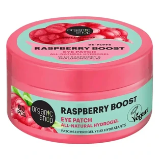Organic Shop Fac Raspberry Boost" Гидрогелевые патчи против отеков для области контура глаз , 60 шт