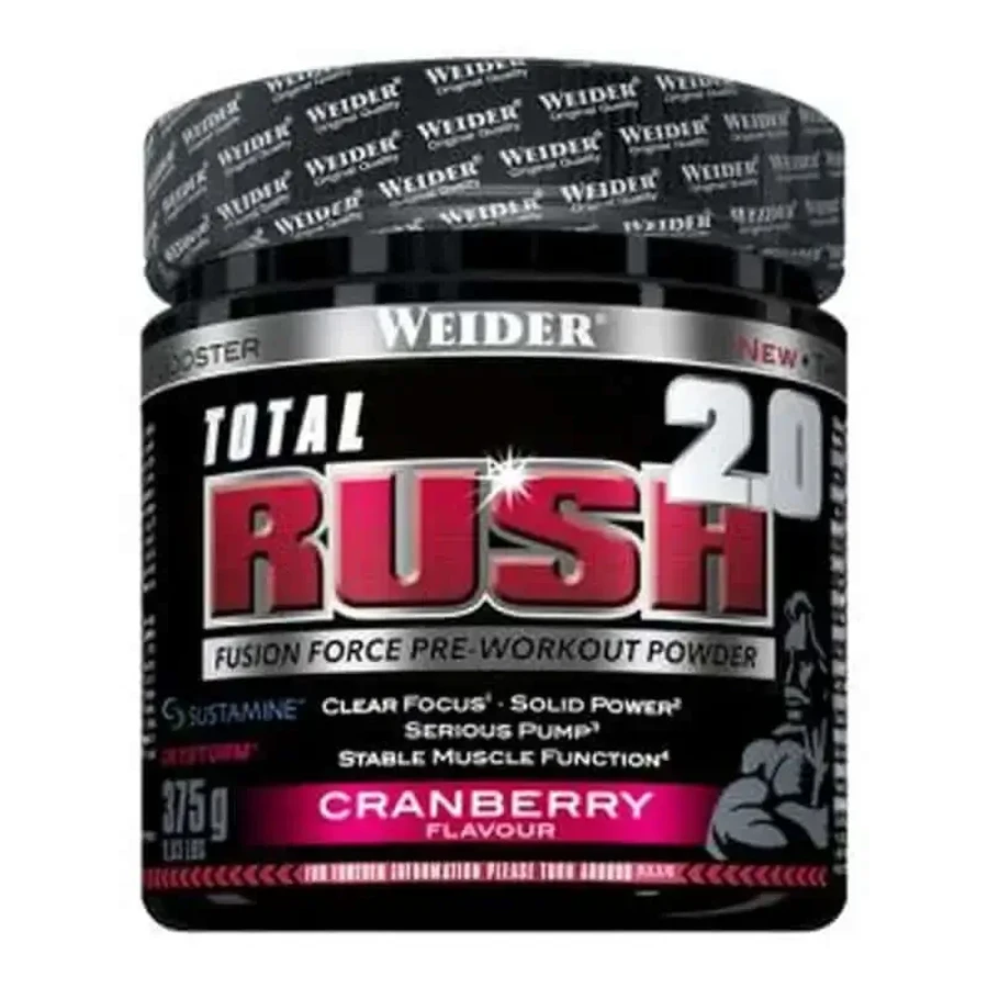 Weider Weider Total Rush 2.0 Cranberry 375Gr: ціни та характеристики