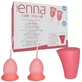 Менструальная чашка Enna Cycle Easy Размер M, 2 чашки + стерильная коробка