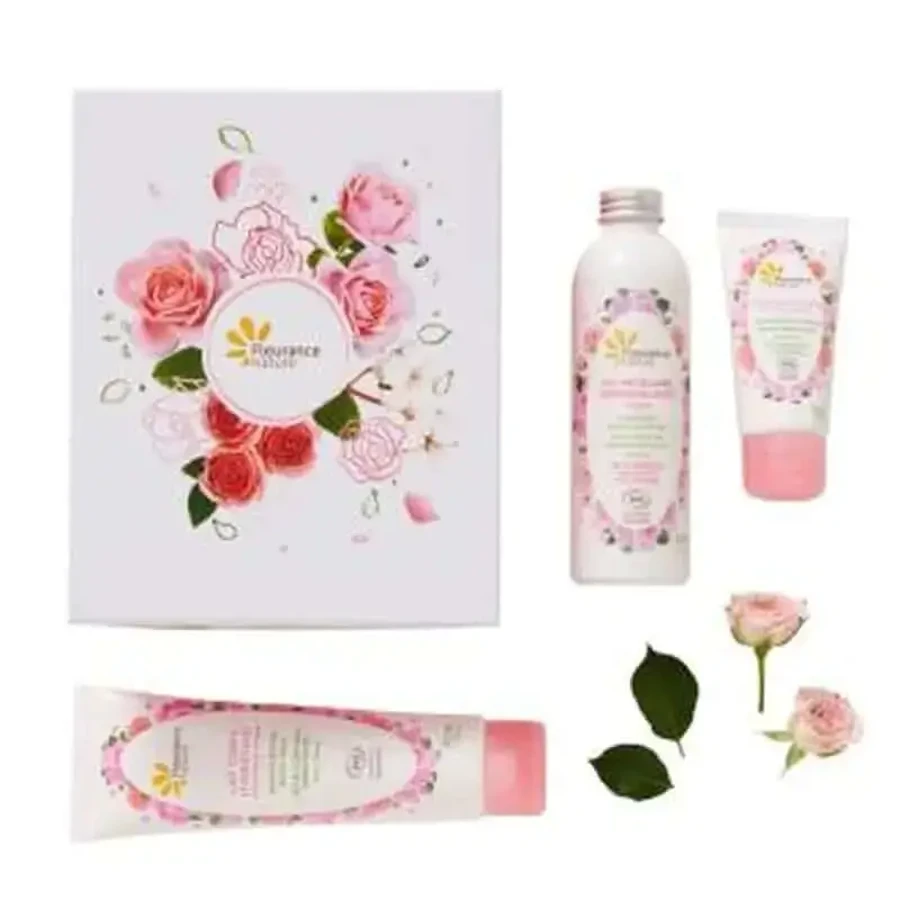Fleurance Nature Rose Milk Corp+Micellar Water+Moisturising Cream Box: цены и характеристики
