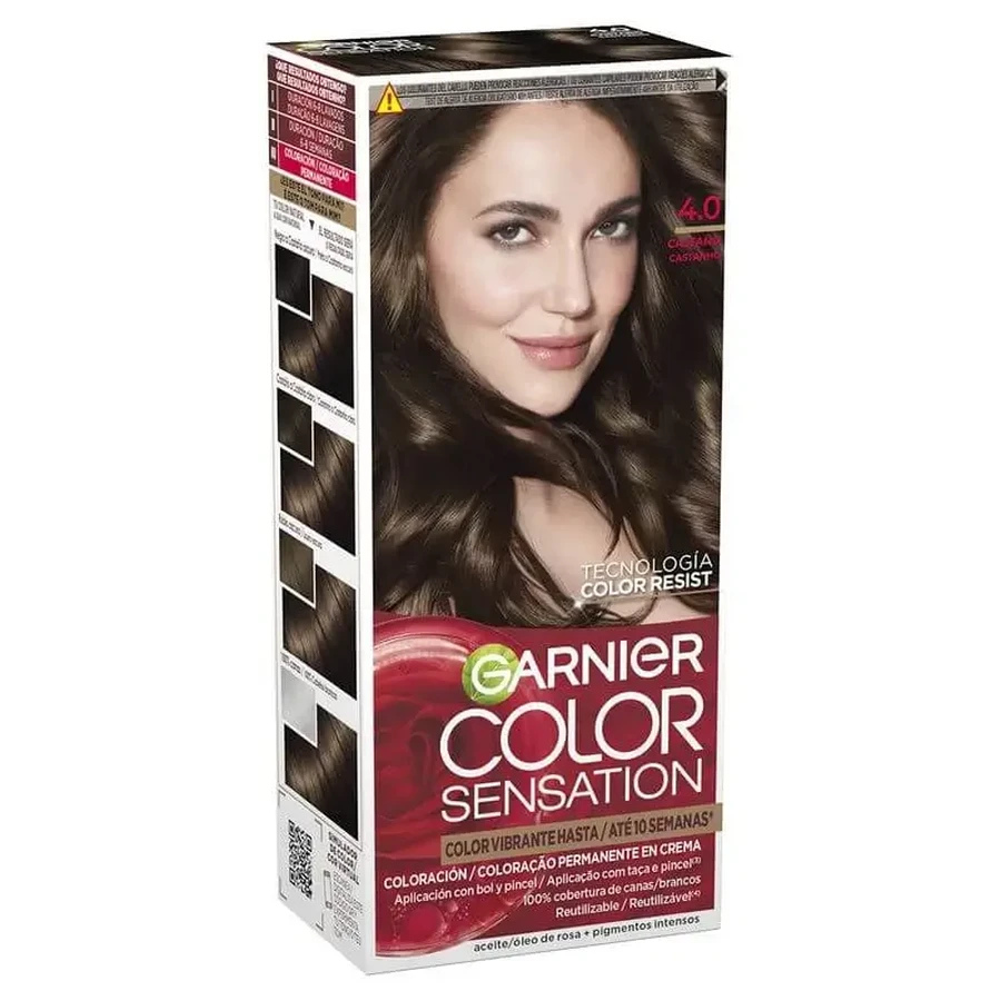 Garnier Крем-відтінок для перманентної фарби для волосся 4.0 Коричневий: ціни та характеристики