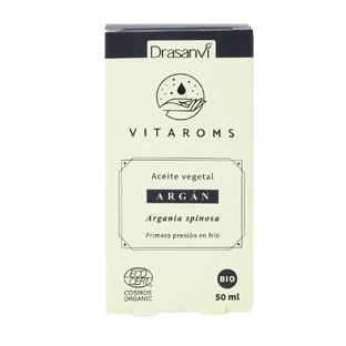 Drasanvi Vitaroms Растительное масло арганы Bio (первого холодного отжима) Ecocert, 50 мл