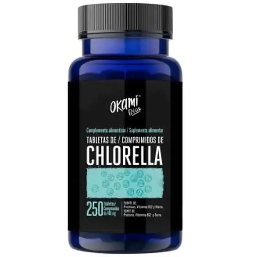 Okami Bio Chlorella 500Mg 250 Tablets Bio Sg Vegan: цены и характеристики
