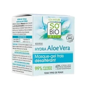 So'Bio Etic Aloe Освіжаюча гелева маска для обличчя 24 години 50 мл Bio